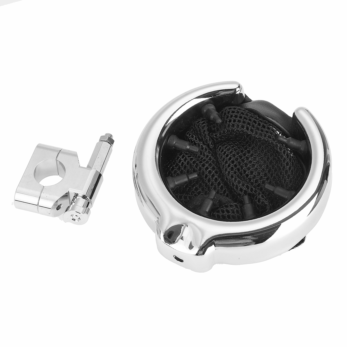 Universal-22mm-Handlebar-Cup-Holder-Motorcycle-Metal-Drink-Basket-For-Harley-1730315
