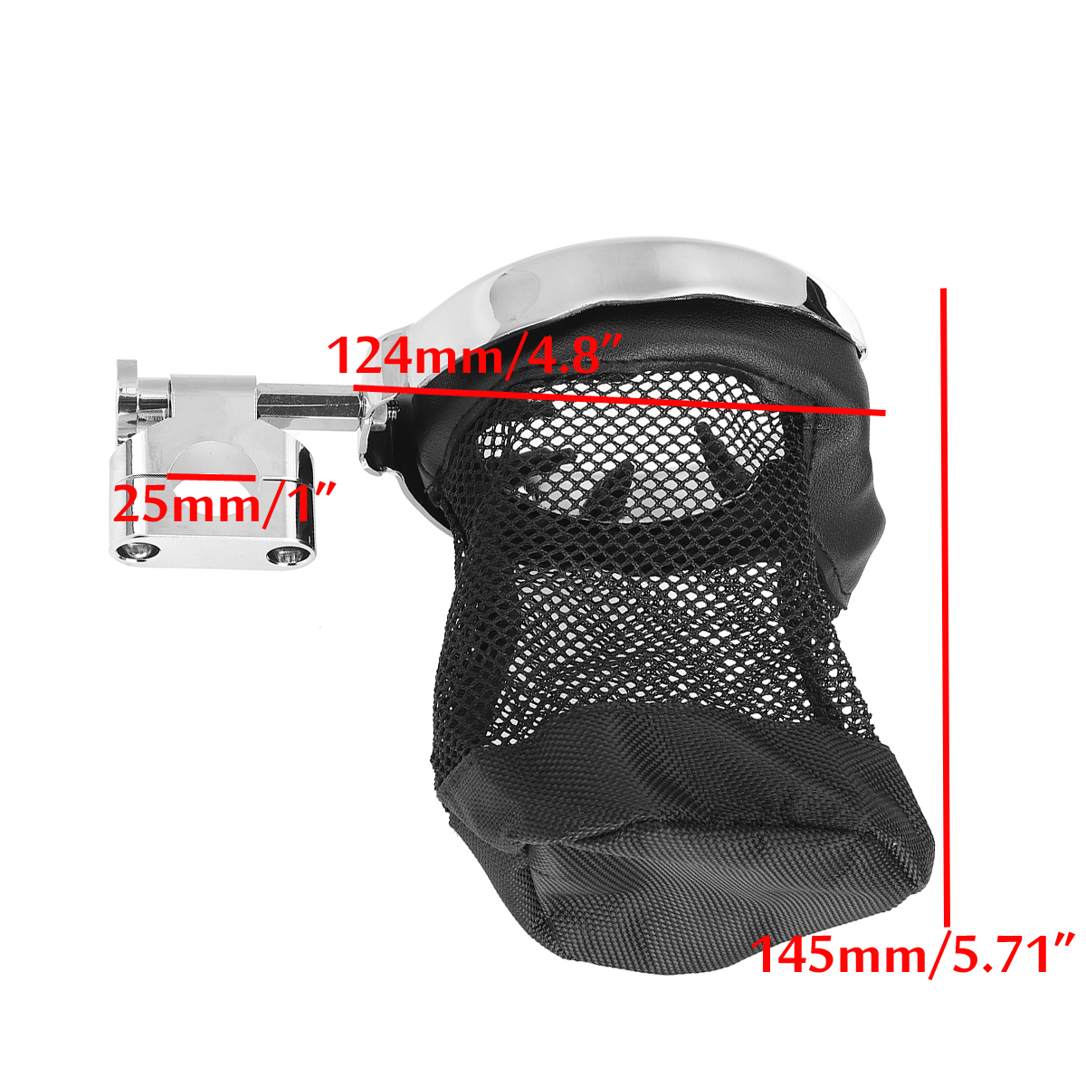 Universal-Handlebar-Cup-Holder-Motorcycle-Metal-Drink-Basket-For-Harley-1729749