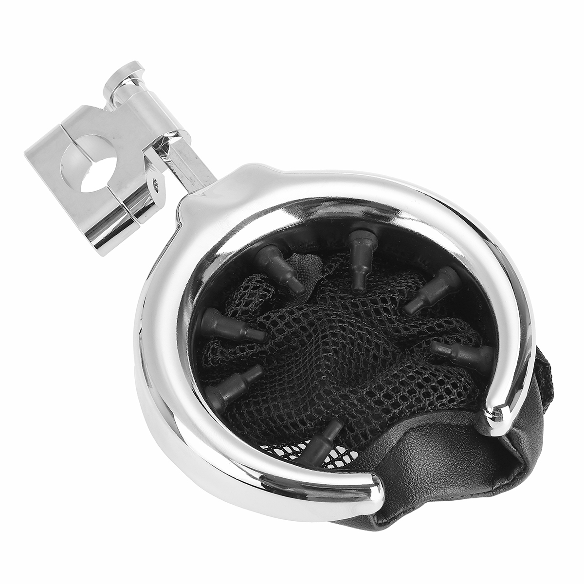 Universal-Handlebar-Cup-Holder-Motorcycle-Metal-Drink-Basket-For-Harley-1729749