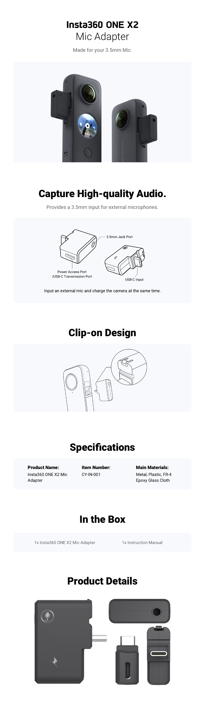 Insta360-ONE-X2-Mic-Adapter-Original-Accessory-1813674