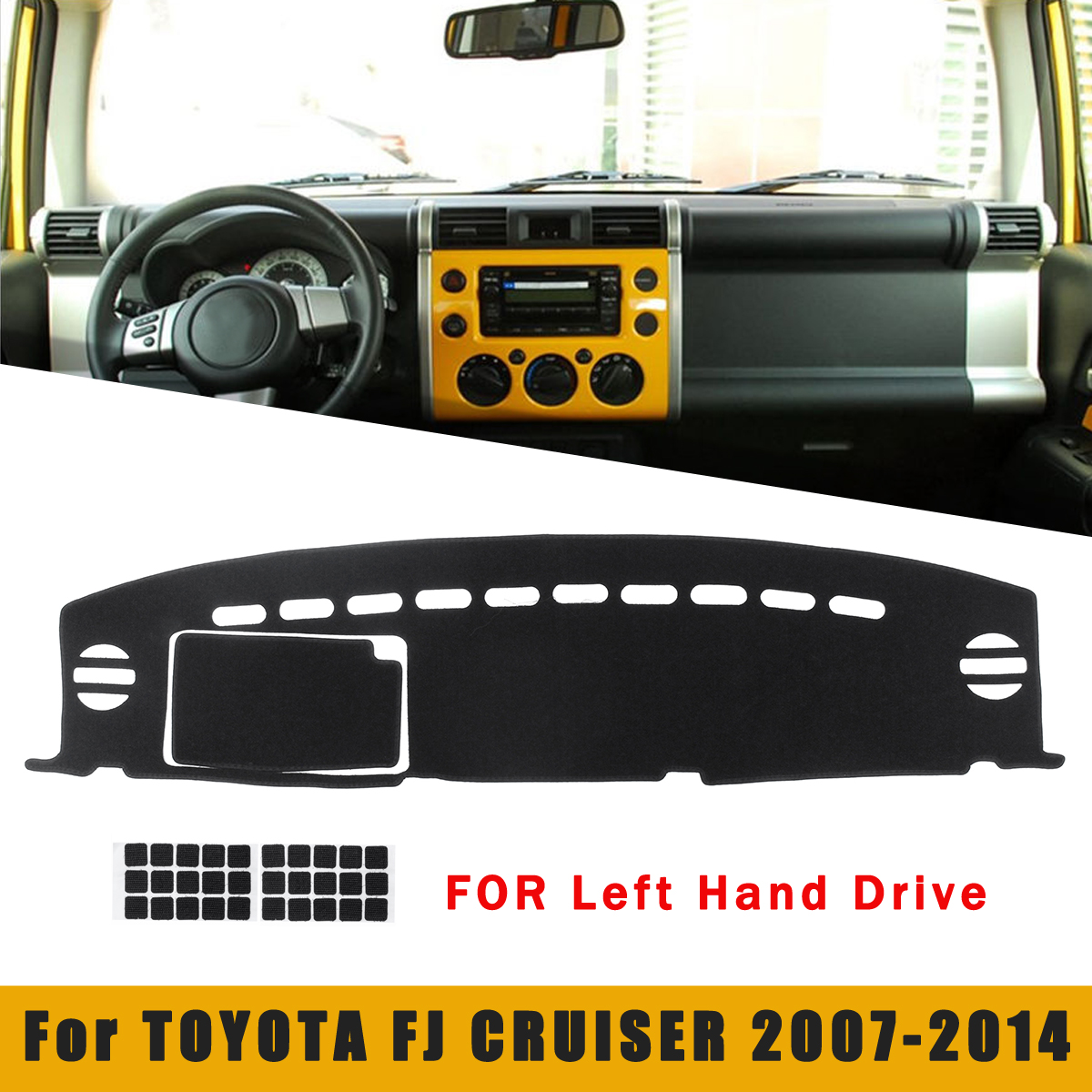 Black-Car-Dash-Mat-Dashmat-Dashboard-Cover-Pad-Sunshade-for-TOYOTA-FJ-CRUISER-2007-2014-1325262