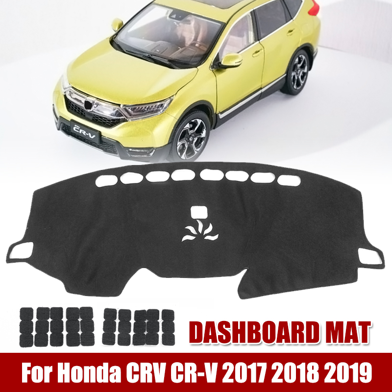 Black-Dashboard-Mat-Non-slip-Car-Dash-Cover-For-Honda-CRV-CR-V-2017-2018-2019-1658324
