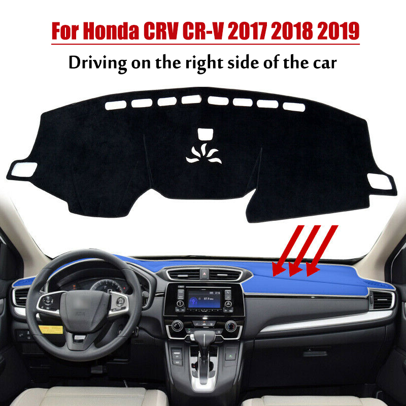 Black-Dashboard-Mat-Non-slip-Car-Dash-Cover-For-Honda-CRV-CR-V-2017-2018-2019-1658324