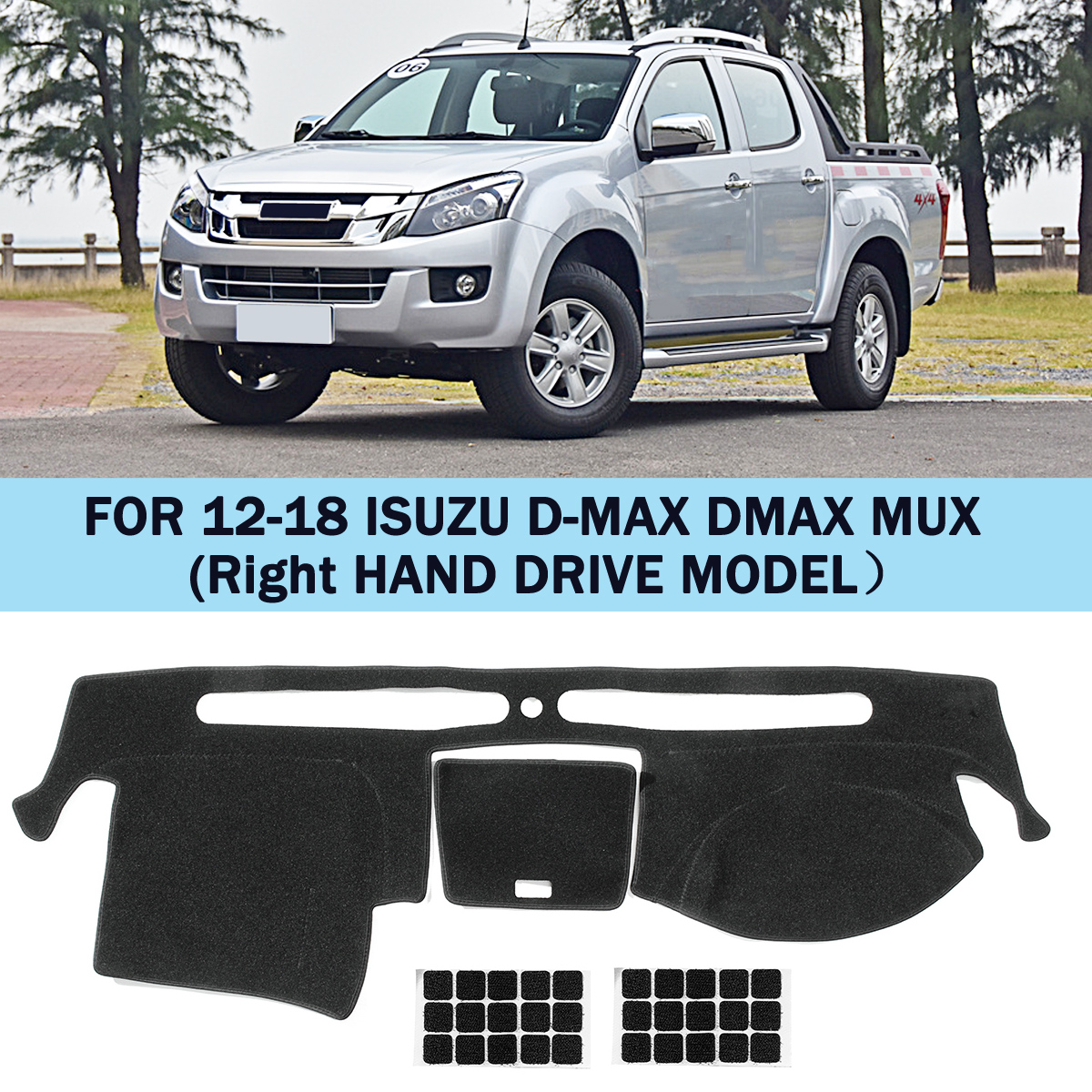 For-12-18-Isuzu-D-MAX-DMAX-Dash-Mat-Dashmat-Pad-Dashboard-Cover-Sun-Mat-Pad-1684474