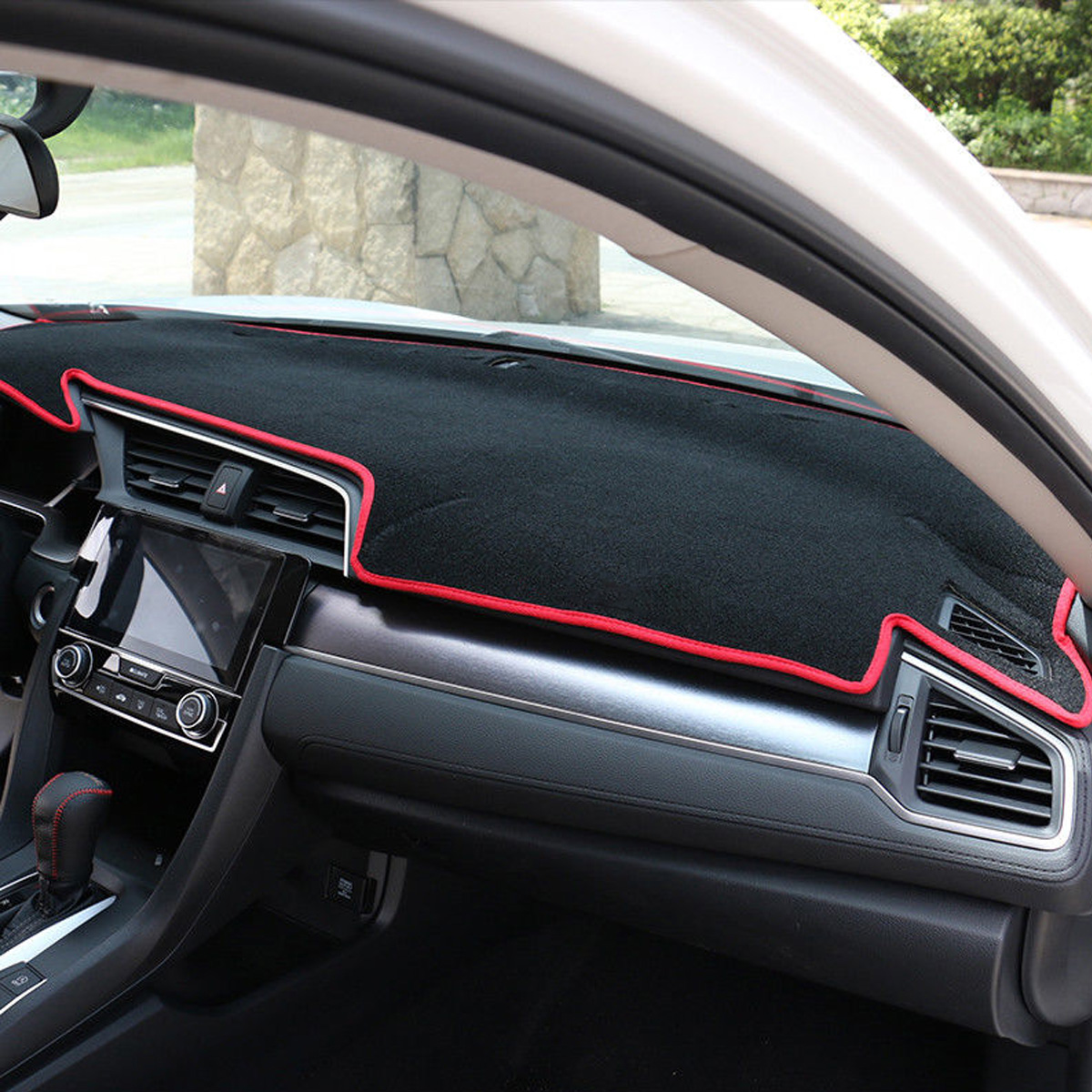 Non-slip-Car-Dash-Mat-Dashboard-Sun-Cover-Pad-Polyester-DashMat-for-Honda-10th-Gen-Civic-2016-2018-1321211