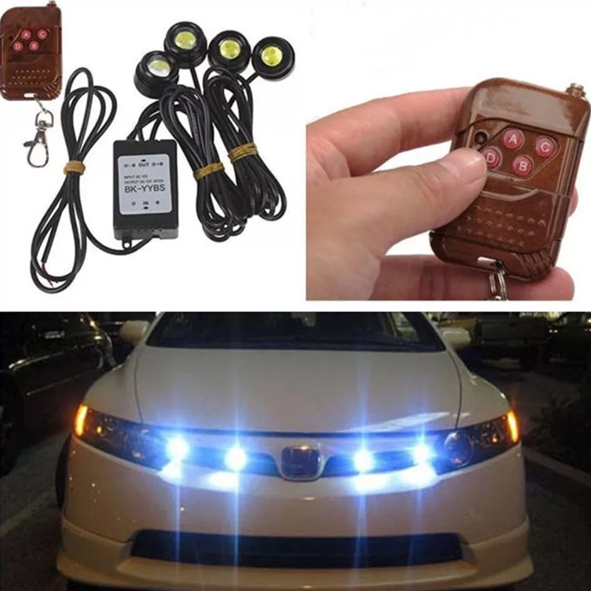 12V-Car-LED-Daytime-Running-Lights-Fog-Signal-Lamp-Auto-One-Tow-Four-Flash-White-Light-DRL-6000K-IP6-1553865