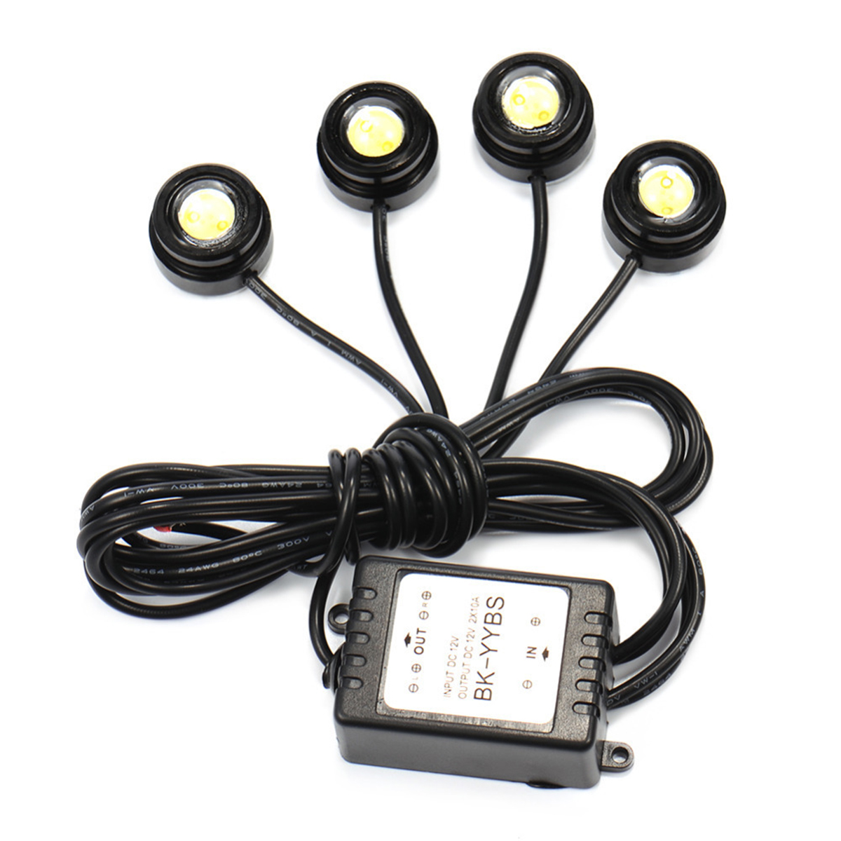 12V-Car-LED-Daytime-Running-Lights-Fog-Signal-Lamp-Auto-One-Tow-Four-Flash-White-Light-DRL-6000K-IP6-1553865