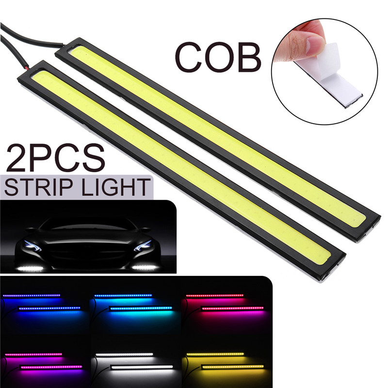 17cm-COB-LED-Daytime-Running-Strip-Light-DRL-Car-Driving-Fog-Lamp-12V-6W-2PCS-1403867