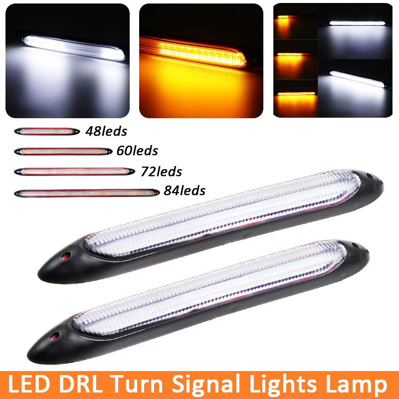 2PCS-12V-Car-LED-Daytime-Running-Turn-Signal-Light-DRL-Scan-Waterproof-Universal-1784052