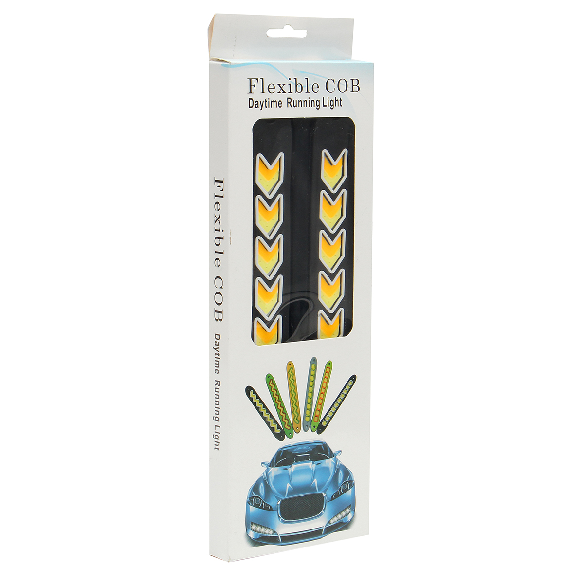 2PCS-12V-LED-COB-Car-DRL-Daytime-Running-Lights-Driving-Fog-Lamp-Arrow-Turn-Light-Waterproof-Dual-Co-1418339