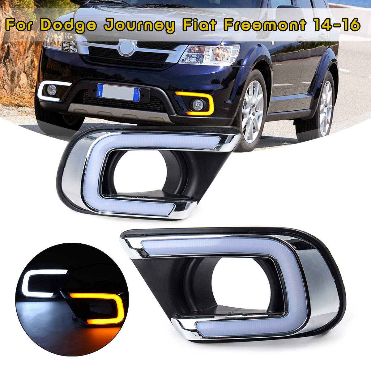 2PCS-Car-DRL-Daytime-Running-Lights-LED-Car-Turn-Signal-Waterproof-Lamps-White-Yellow-Light-for-Dodg-1541391