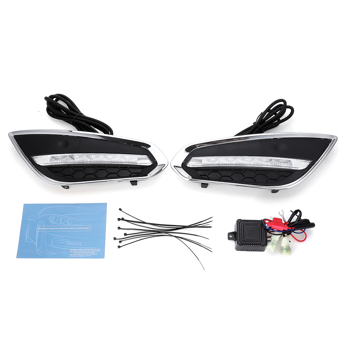 2PCS-LED-DRL-Daytime-Running-Lights-Lamps-For-Volvo-S60-V60-2011-2013-1726986