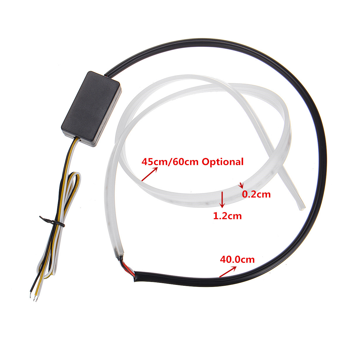 2PCS-Switchback-LED-Strip-Daytime-Running-Lights-DRL-Sequential-Flow-Turn-Signal-45cm60cm-1312349