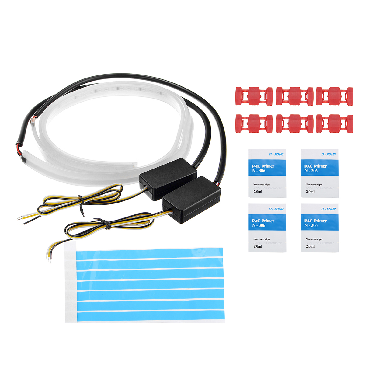 2PCS-Switchback-LED-Strip-Daytime-Running-Lights-DRL-Sequential-Flow-Turn-Signal-45cm60cm-1312349