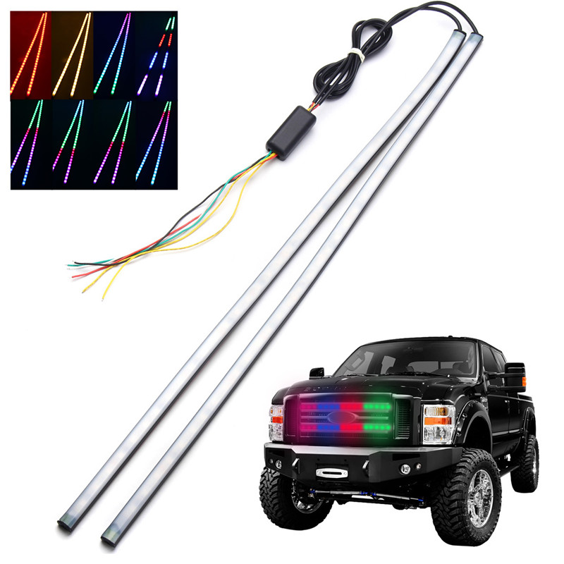2in1-60CM-5050-36LED--12V-RGB-Flexible-Car-Truck-Grille-Strip-Light-Atmosphere-Lamp-1215338