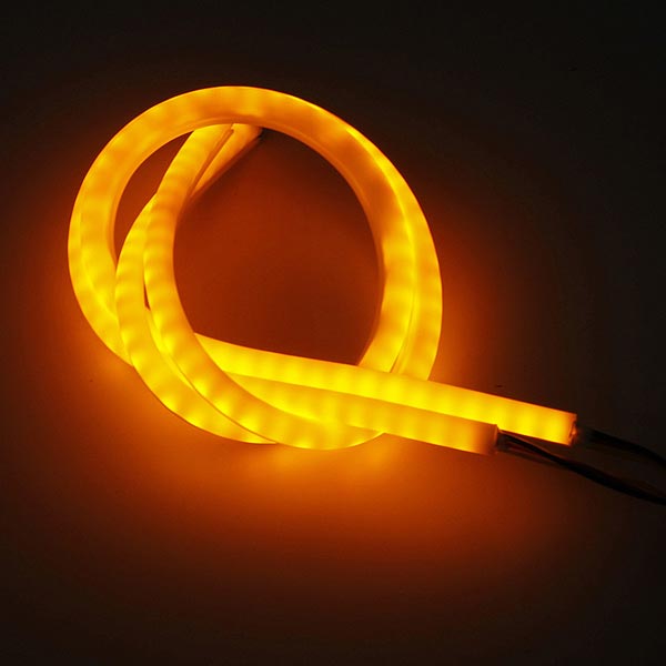 2pcs-60cm-WhiteAmber-LED-Strip-Light-DRL-12V-921237