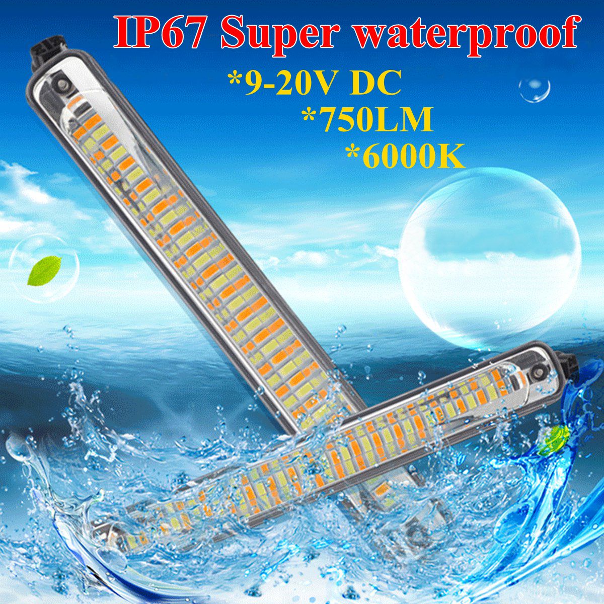 36-LED-Dual-Color-Car-Daytime-Running-Lights-DRL-Lamps-Universal-WhiteAmber-1402075