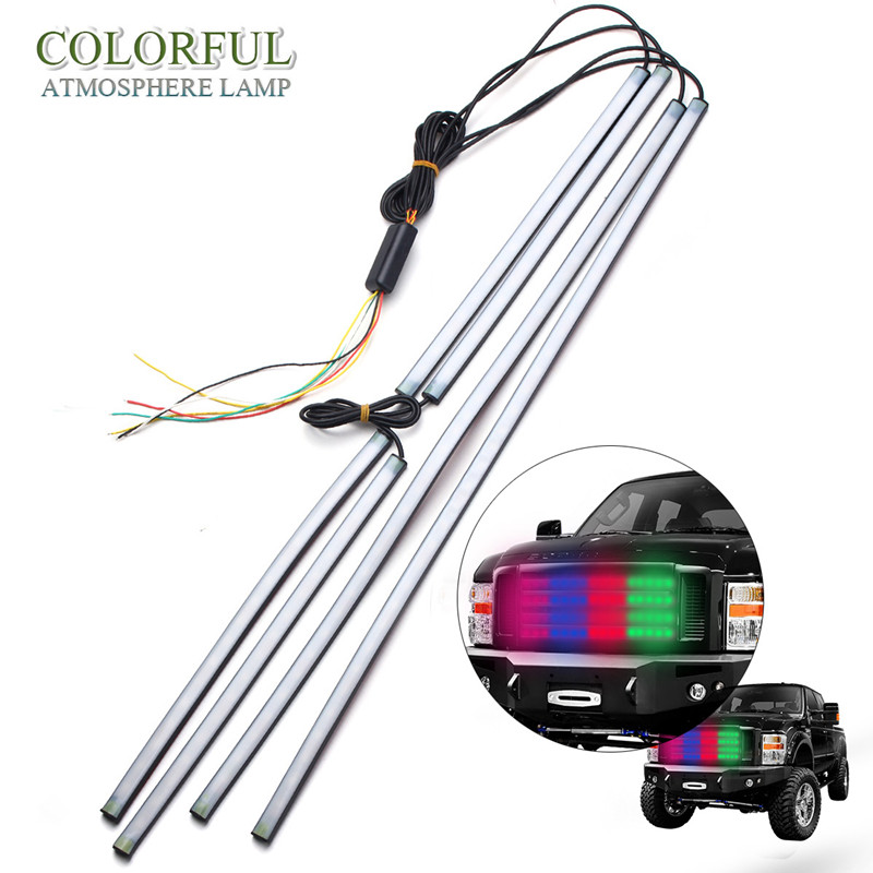 6in1-24inch-60CM-36-LED-RGB-Car-Hood-Grilles-Bumper-Knight-Rider-Scanner-Strip-Light-1215325