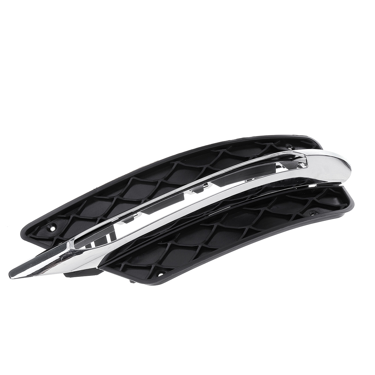 Car-LeftRight-Daytime-Running-Lights-Lower-Bumper-DRL-Grill-Cover-For-Mercedes-C-CLASS-W204-2012-201-1569028