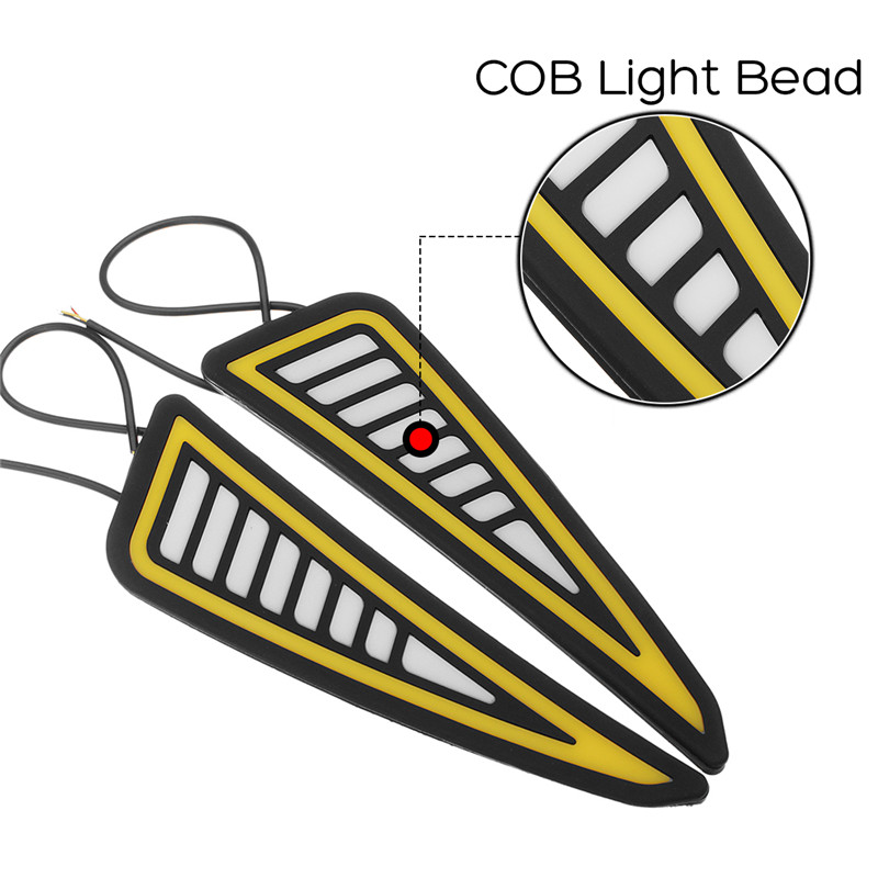 Dual-Color-COB-Car-Daytime-Running-Lights-Turn-Singal-Lamp-White-Yellow-1338869