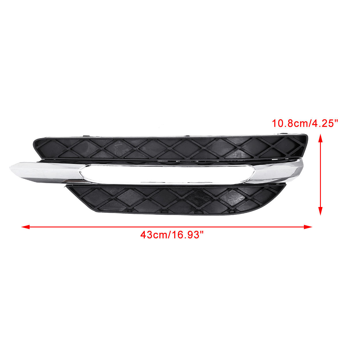 Front-Bumper-DRL-Daytime-Running-Lights-Grill-Cover-LeftRight-for-Mercedes-Benz-W204-C-Class-2011-20-1471215