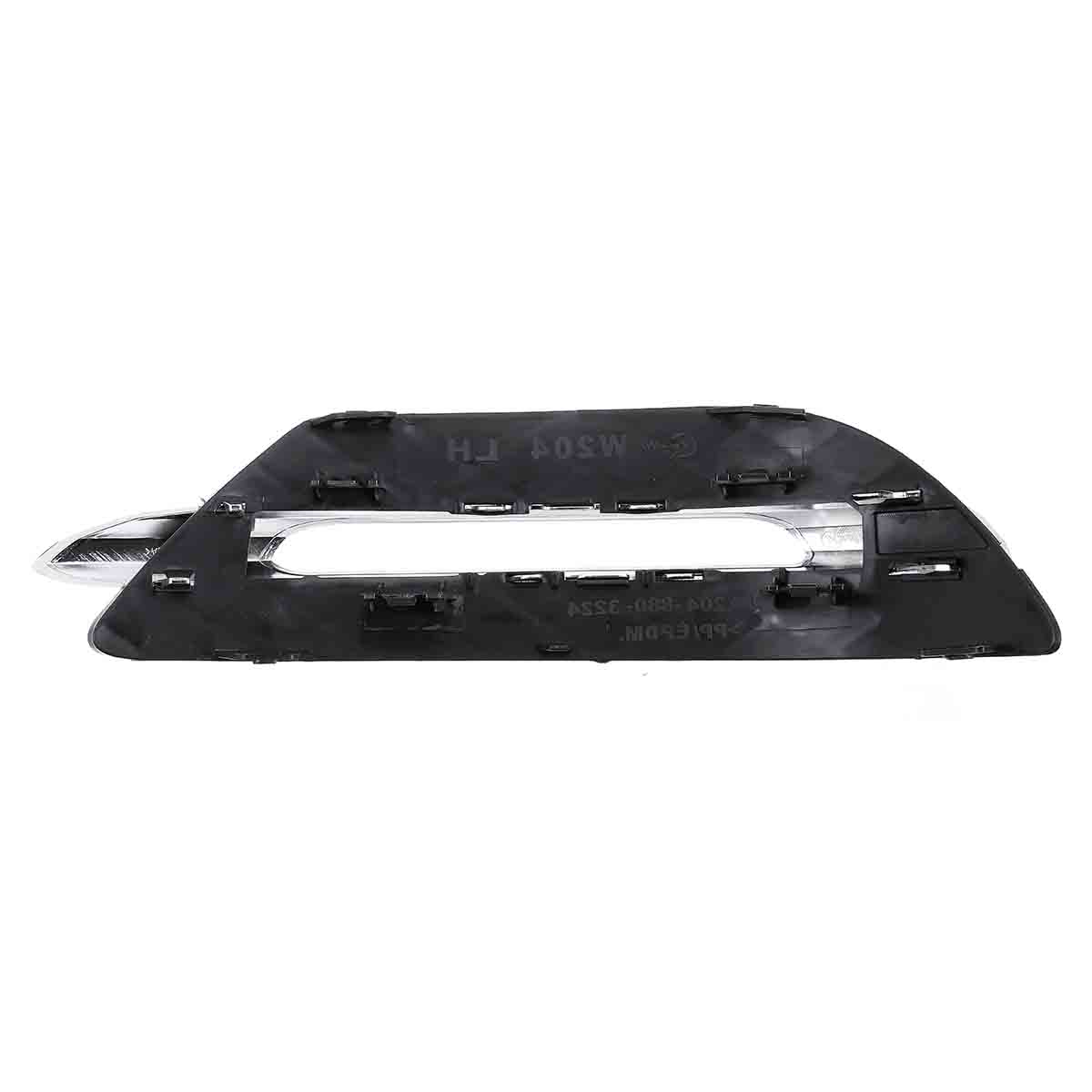 Front-Bumper-DRL-Daytime-Running-Lights-Grill-Cover-LeftRight-for-Mercedes-Benz-W204-C-Class-2011-20-1471215