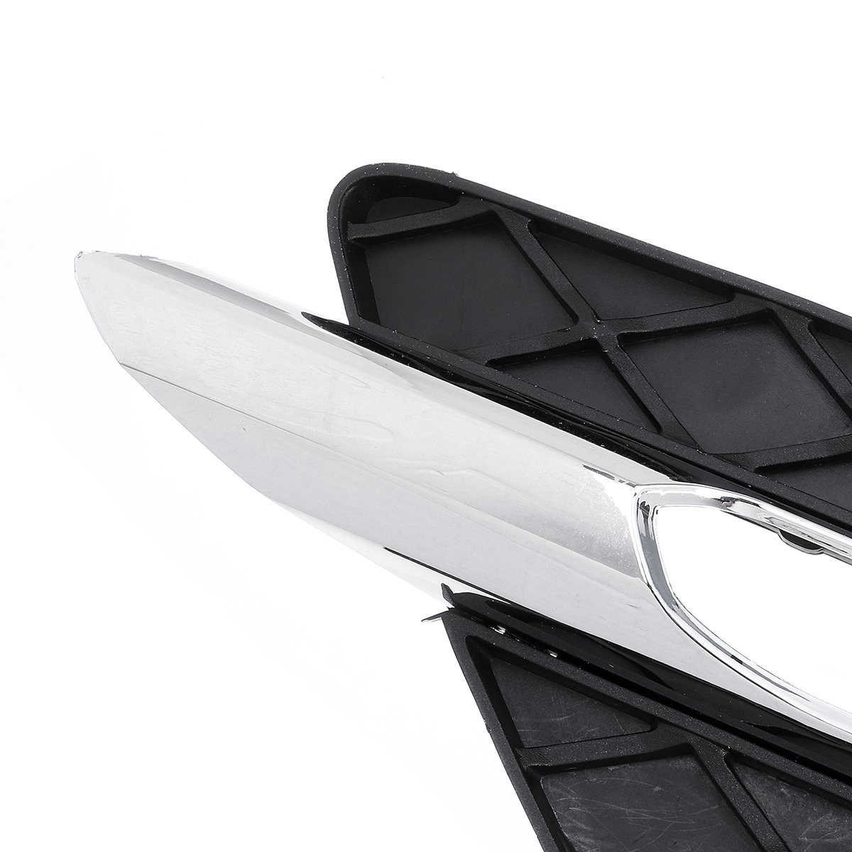Front-Bumper-DRL-Daytime-Running-Lights-Grill-Cover-LeftRight-for-Mercedes-Benz-W204-C-Class-2011-20-1471215