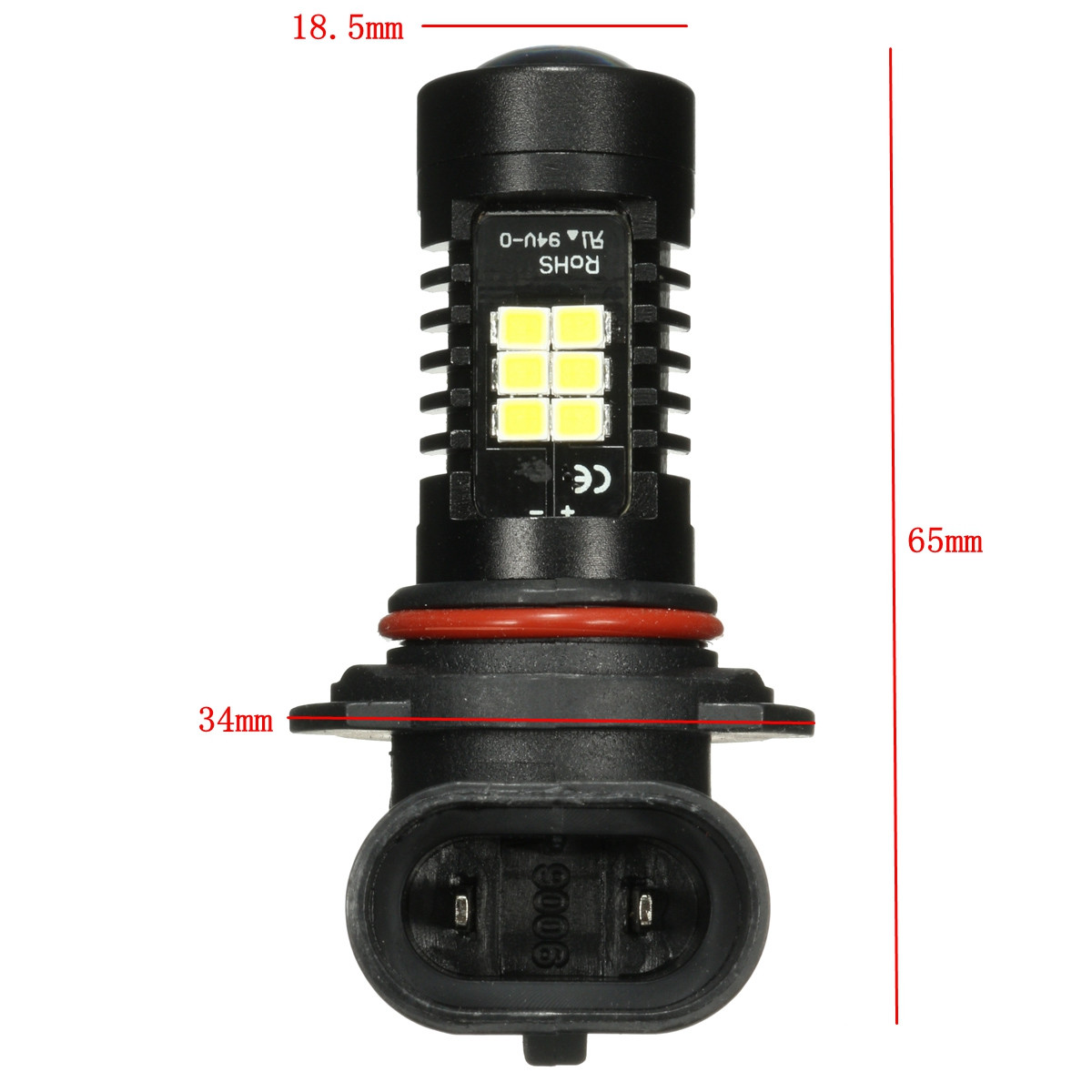 H4-H7-H11-9005-9006-H8-LED-Car-Fog-Light-Daytime-Running-DRL-Bulb-21-SMD-12V-21W-With-Lens-6000K-Whi-1716532