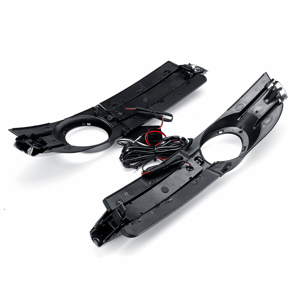 LED-DRL-Daytime-Running-Lights-Driving-Fog-Lamp-White-with-Controller-Wiring-Pair-for-Audi-A6-C6-200-1464197