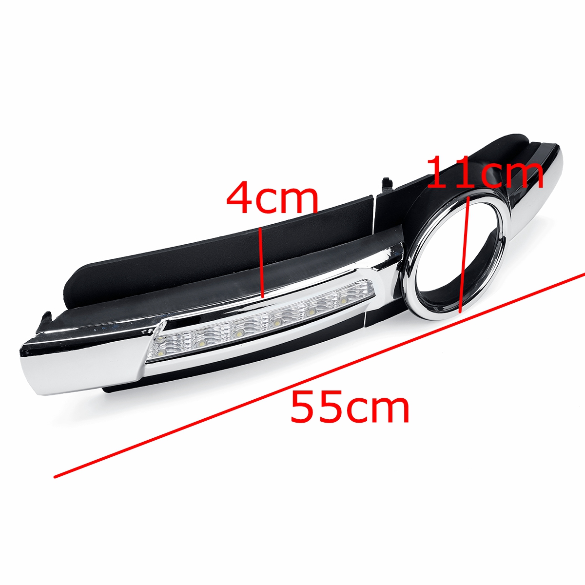 LED-DRL-Daytime-Running-Lights-Driving-Fog-Lamp-White-with-Controller-Wiring-Pair-for-Audi-A6-C6-200-1464197
