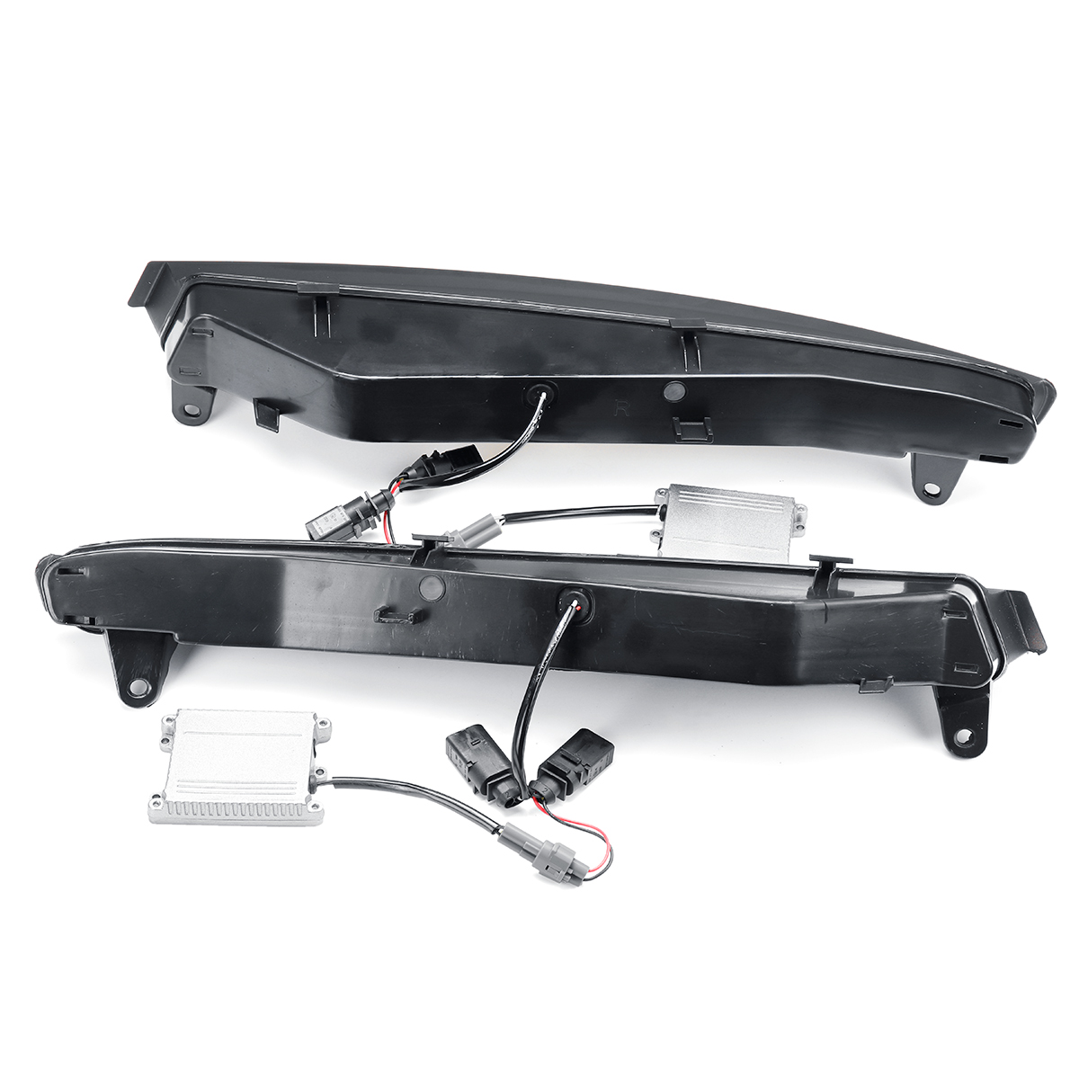 LED-WhiteAmber-DRL-Daytime-Running-Lights-Turn-Signal-Lamp-Pair-For-Audi-Q7-2006-2009-1518619