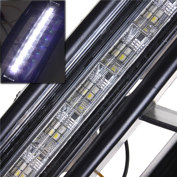 Paar-Front-Grille-Grille-6-LED-Tagfahrlicht-Lamp-For-VW-For-Volkswagen-For-Passat-963691