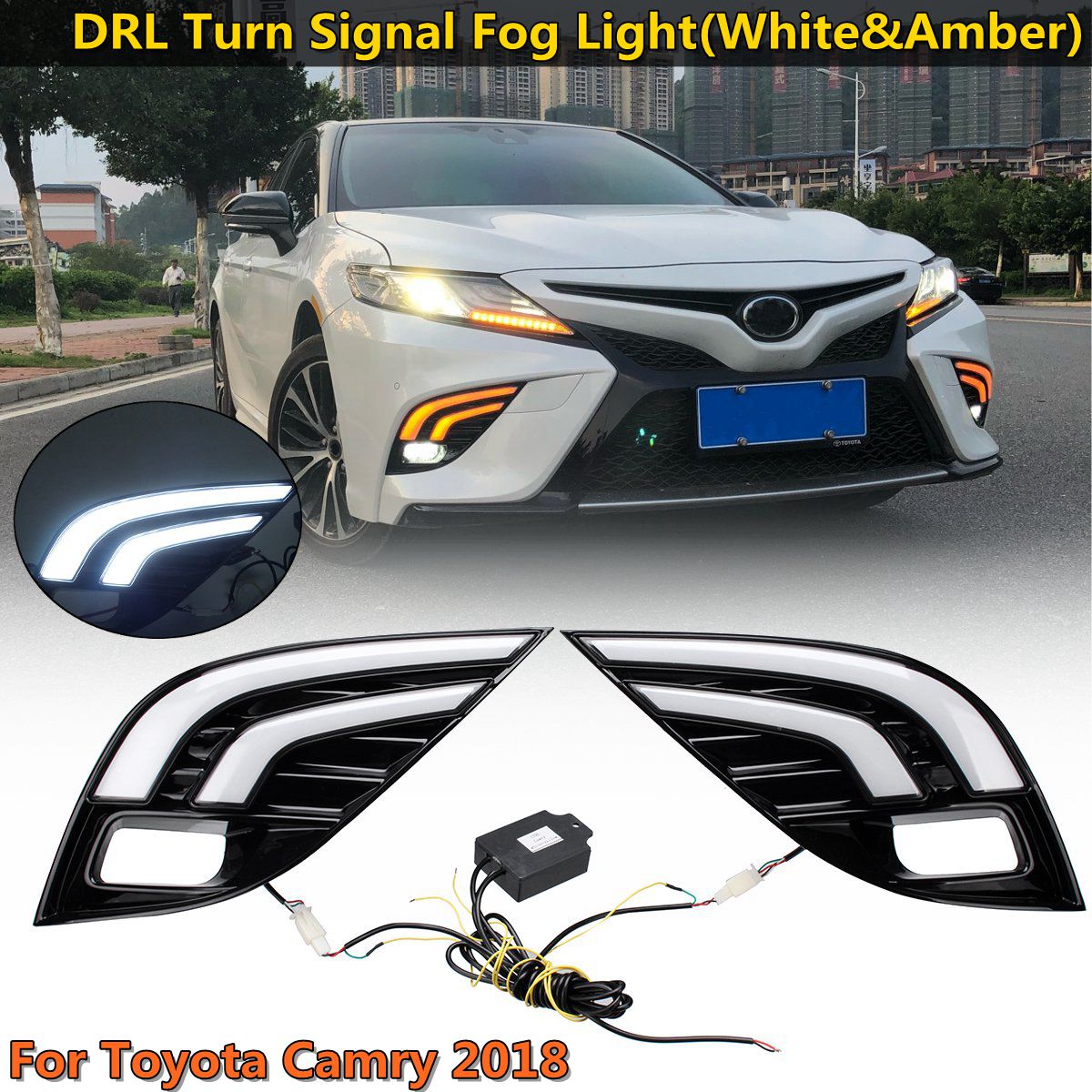 Pair-12V-12W-Dual-Color-Car-Daytime-Running-Lights-Fog-Signal-Lamp-for-Toyota-Camry-2018-1327169