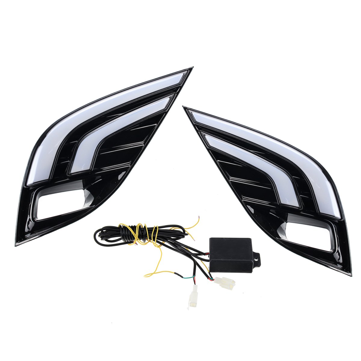 Pair-12V-12W-Dual-Color-Car-Daytime-Running-Lights-Fog-Signal-Lamp-for-Toyota-Camry-2018-1327169