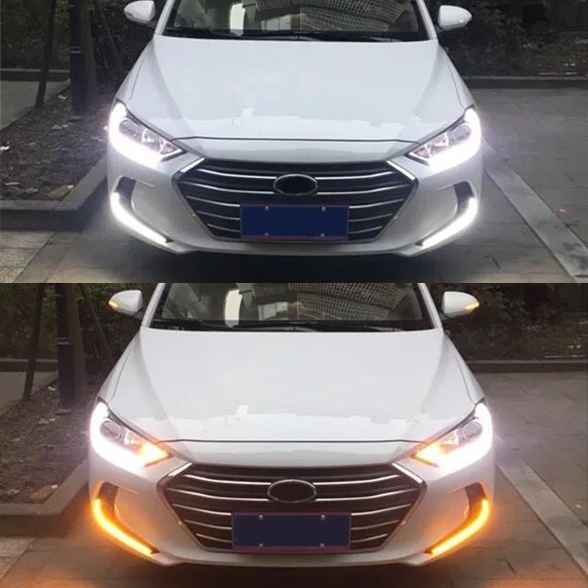 Pair-Dual-Color-Car-LED-Daytime-Running-Lights-Turn-Signal-Lamp-for-Hyundai-Elantra-AD-2017-2018-1343989