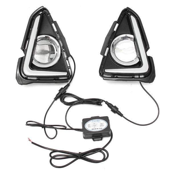 Pair-Front-Fog-Light-DRL-Daytime-Running-Light-For-Toyota-RAV4-2016-2017-1120153
