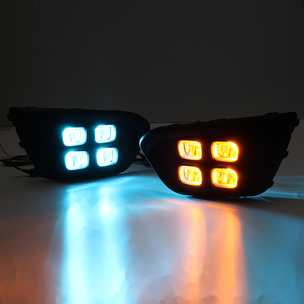 Pair-LED-DRL-Daytime-Running-Lights-Lamps-For-KlA-KX-Cross-2018-TwoThree-Colors-1577477