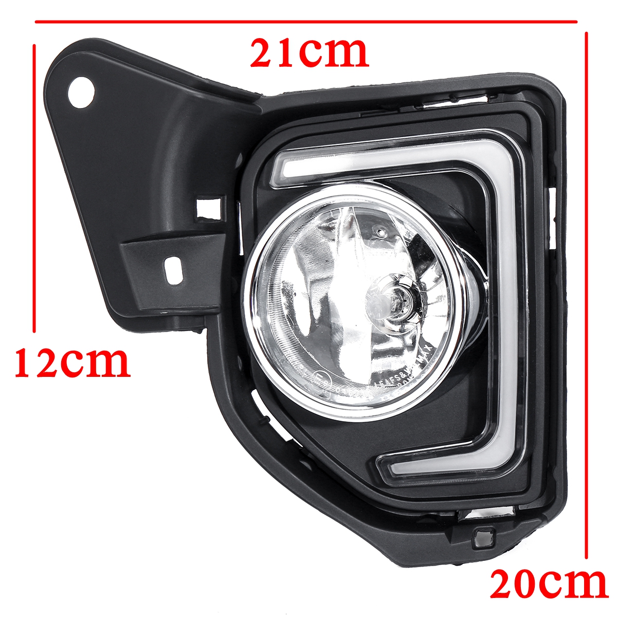 Pair-LED-DRL-Daytime-Running-Lights-White-Fog-Lamps-Yellow-with-H16-Halogen-Bulbs-For-Toyota-Hiace-2-1570017