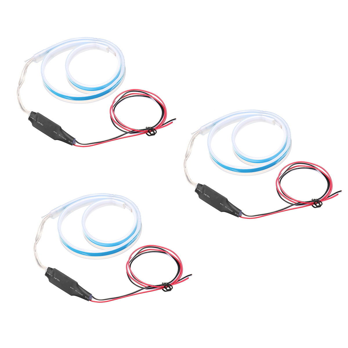 Switchback-60cm-Car-LED-Strip-Light-DRL-with-Turn-Signal-WhiteRedBlue-Yellow-Dual-Color-10W-DC12V-1339657