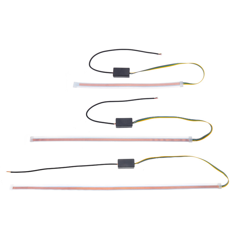 Ultra-Thin-Guide-Strip-White-Daytime-Running-Lights-Amber-Turn-Lamp-Switchback-Sequential-2Pcs-1403873