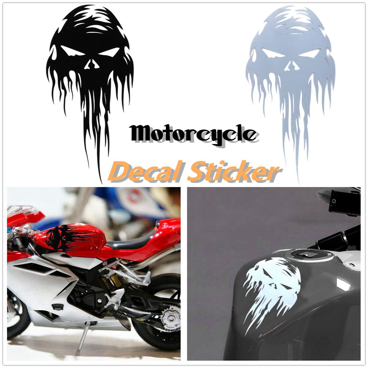 1175x-6inch-Universal-Car-Motorcycle-Bike-Drip-Skull-Gas-Tank-Decal-Sticker-1328437