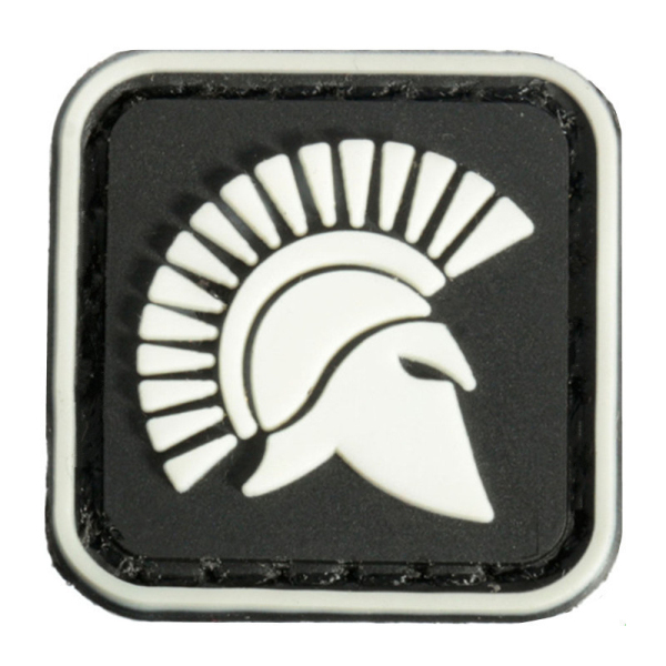25X25cm-Square-Mini-Molon-Labe-King-Of-Sparta-Glow-Tactical-Army-PVC-Patch-Brassard-Black-1114853