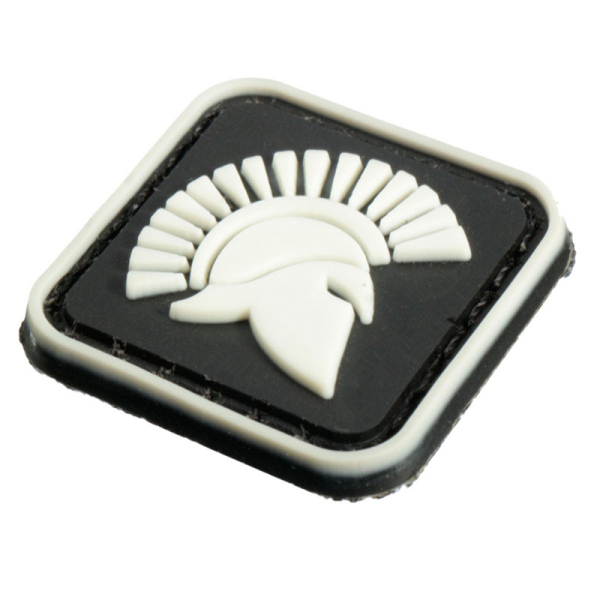25X25cm-Square-Mini-Molon-Labe-King-Of-Sparta-Glow-Tactical-Army-PVC-Patch-Brassard-Black-1114853