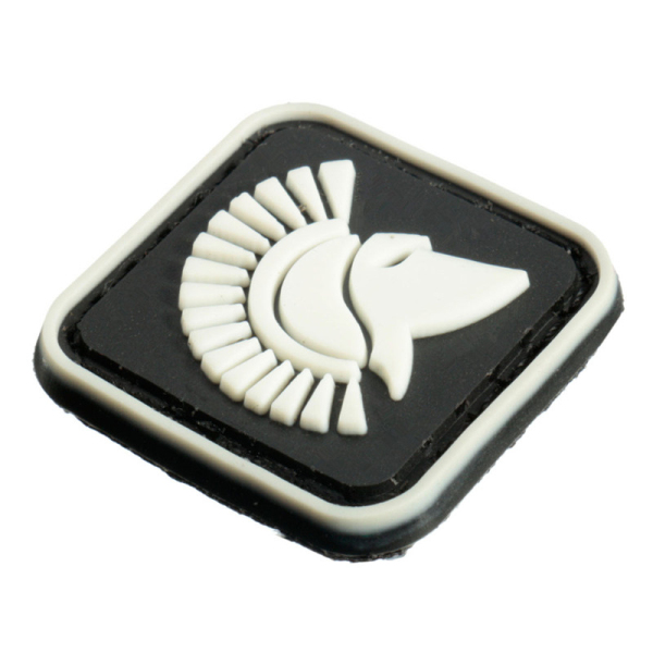 25X25cm-Square-Mini-Molon-Labe-King-Of-Sparta-Glow-Tactical-Army-PVC-Patch-Brassard-Black-1114853