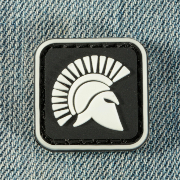 25X25cm-Square-Mini-Molon-Labe-King-Of-Sparta-Glow-Tactical-Army-PVC-Patch-Brassard-Black-1114853