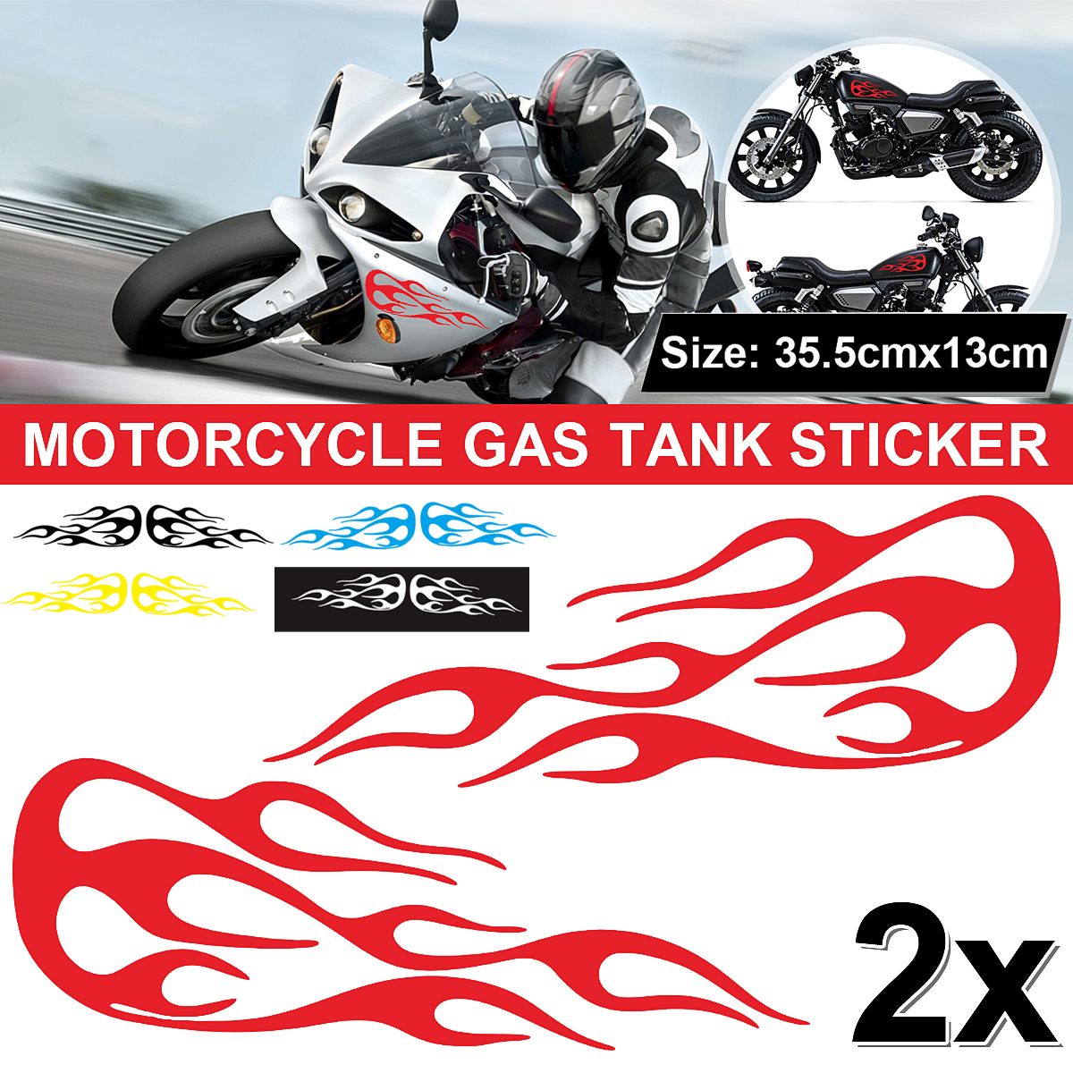 2pcs-Flame-Badge-Decal-Car-Motorcycle-Gas-Tank-Decorative-Stickers-139x51-Inch-Universal-1746127