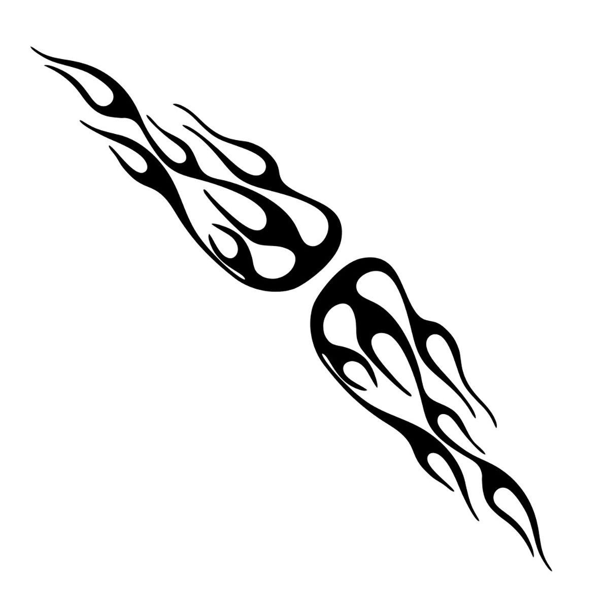 2pcs-Flame-Badge-Decal-Car-Motorcycle-Gas-Tank-Decorative-Stickers-139x51-Inch-Universal-1746127