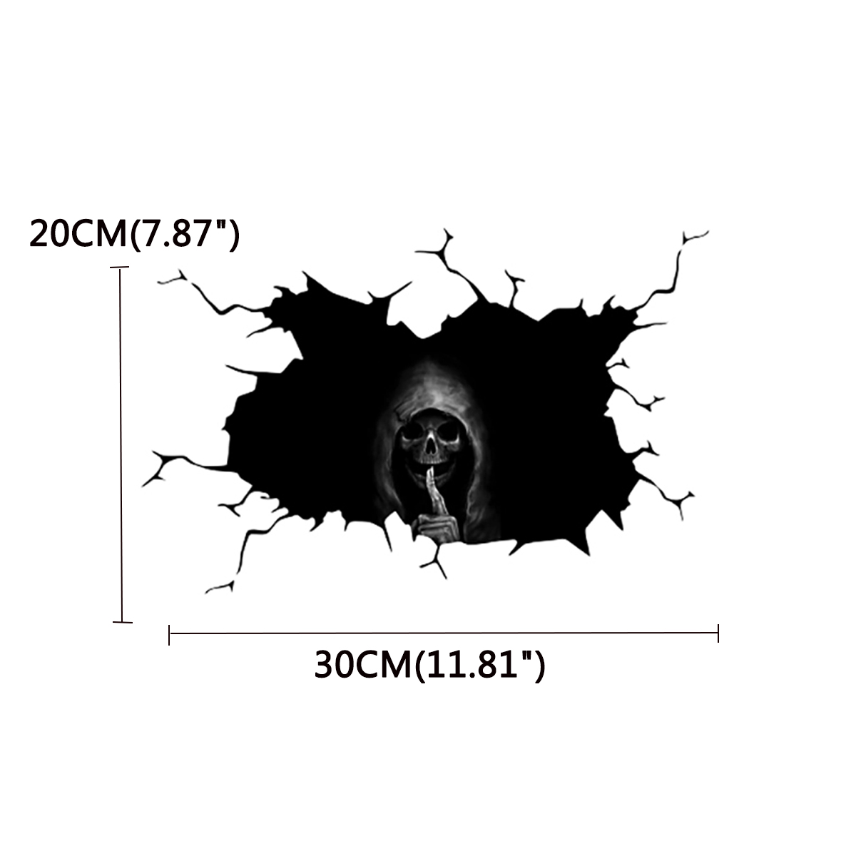 30x43cm--20x30cm-Sticker-Decals-Skull-Pattern-Halloween-For-Vehicle-Home-Window-Decoration-1749402