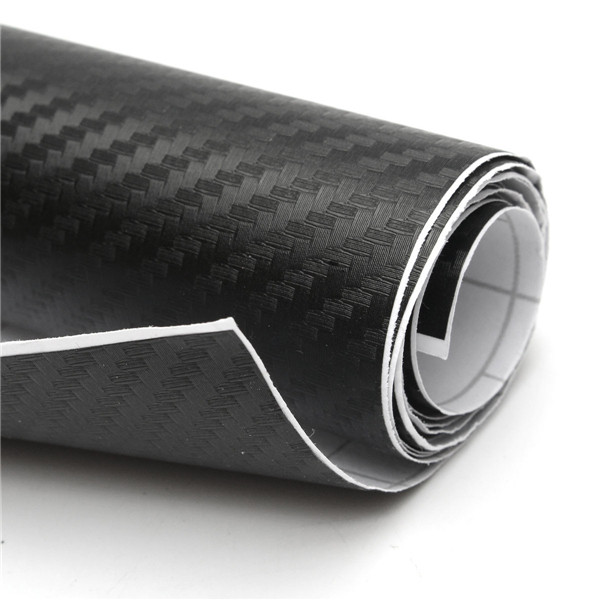 3D-Black-Carbon-Fiber-Decals-Vinyl-Roll-Motorcycle-Car-Truck-Wrap-Stickers-Sheet-Film-1104225