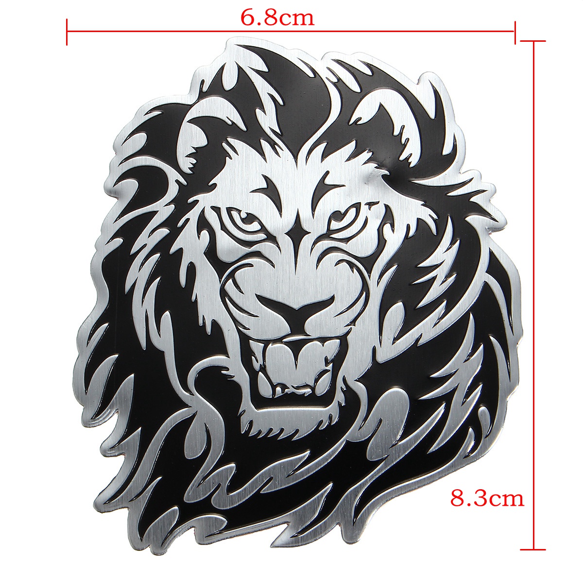 3D-DIY-Silver-Animals-Head-Metal-Logo-Sticker-Car-Motorcycle-Badge-Emblem-Decals-1474255